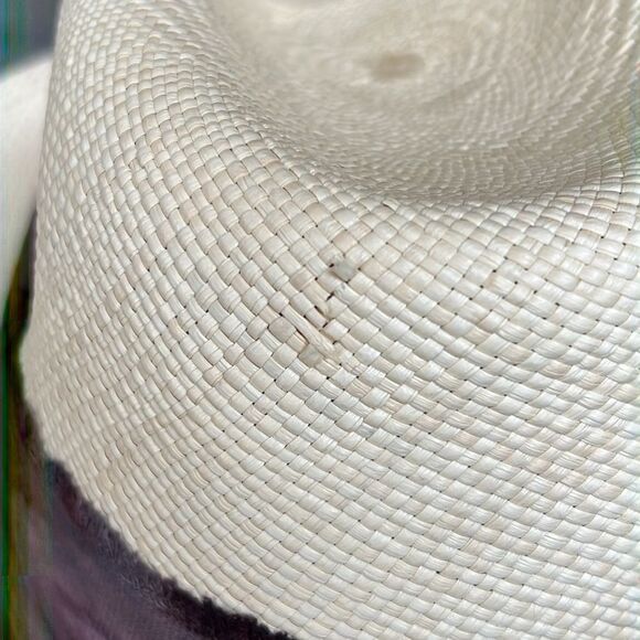 Anthropologie Tie-Dye Trimmed Straw Rancher - Picture 7 of 13